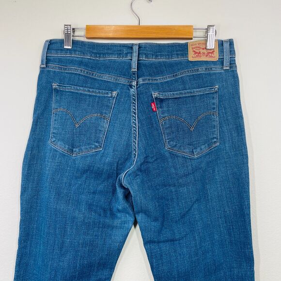 Levis 314 Jeans 30x28.5 Womens Levis 314 Shaping Straight Jeans 30x28 Levis 314 - Picture 5 of 14